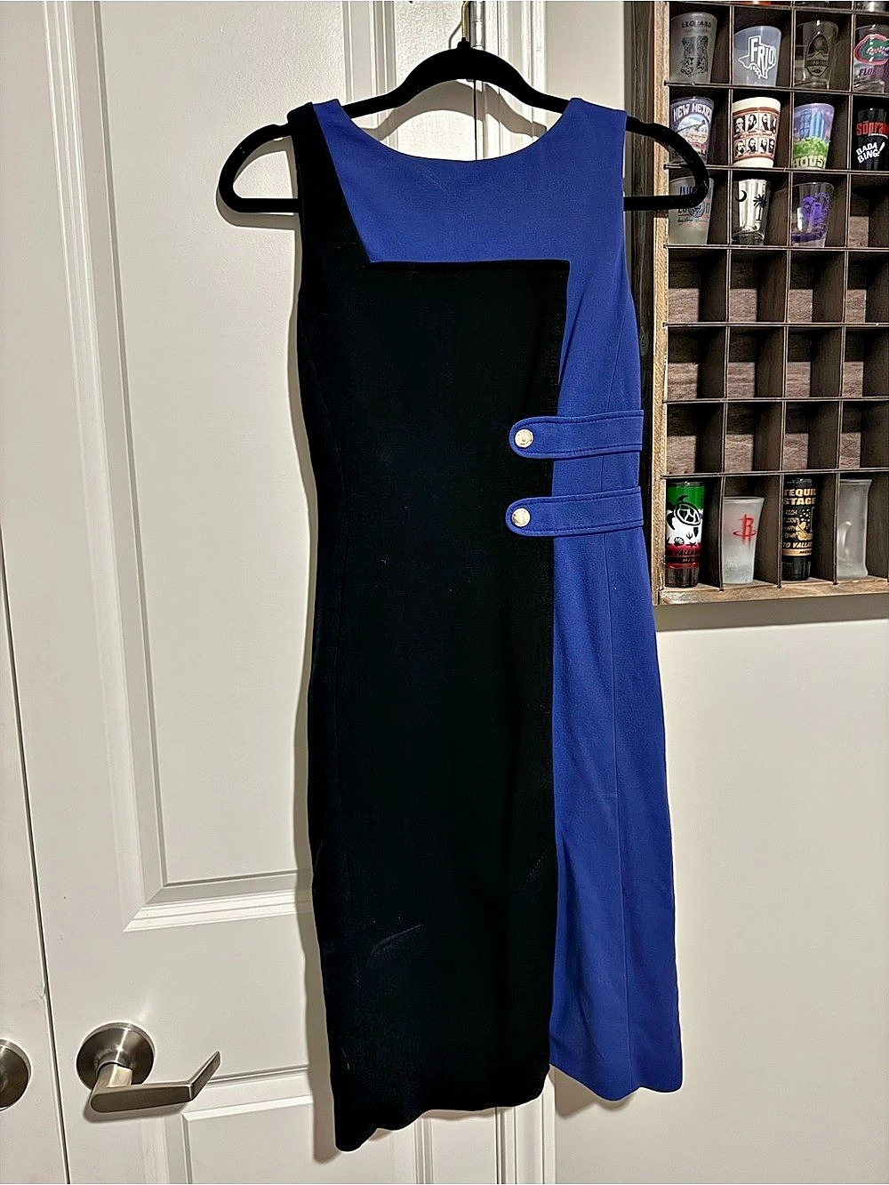 Karen Millen Color Block Midi Dress